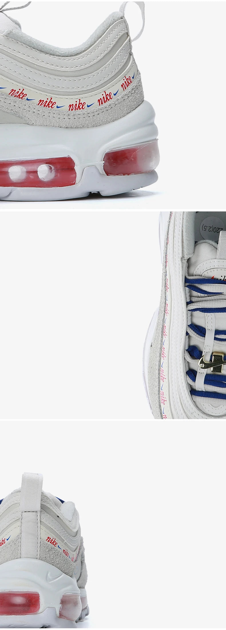 Nike Genuine AIR MAX 97 Women's Low-Top Air Cushioned Sports Shoes DC4013-001