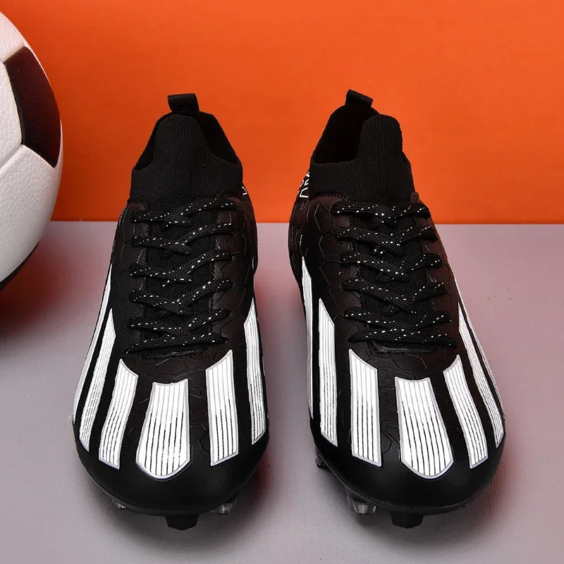 Professionelle Fußballschuhe für Herren, knöchelhoch, für Naturrasen, Unisex-Soccerschuhe mit langen FG-Stollen, Chuteira Society