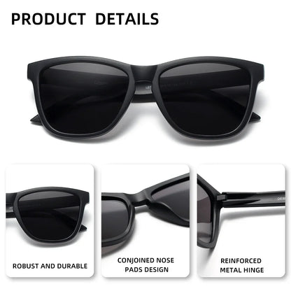 Square Frame Sunglasses Polarized UV400 Casual Men Women Driving Glasses Ultralight Unisex