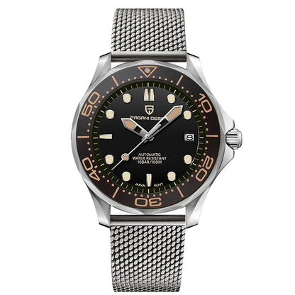 PAGANI DESIGN 007 Mechanical Wristwatch for Men Luxury Automatic Watch NH35A AR Sapphire Crystal Waterproof Clock 2024 New