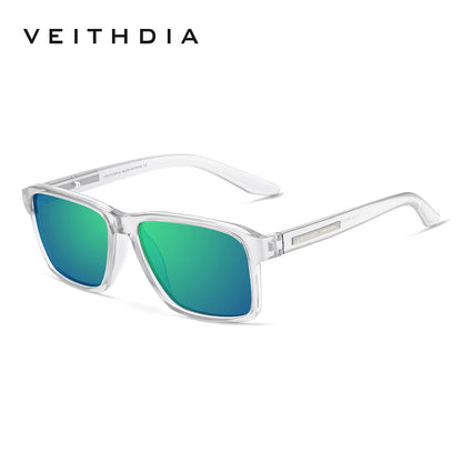 VEITHDIA Polarized UV400 Sunglasses Fashion Photochromic Gradient Mirror Lens Sports Driving Eyeglasses for Men And Women X7919