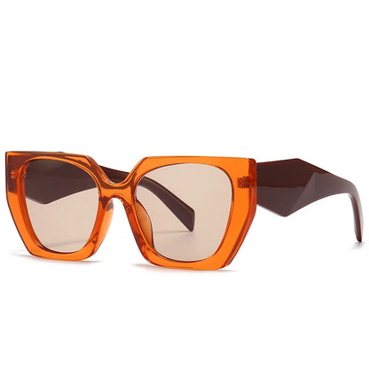 New Retro Designer Oversized Square Sunglasses For Women Men Luxury Brand Fashion Sun Glasses Ins Trending Ladies Shades UV400