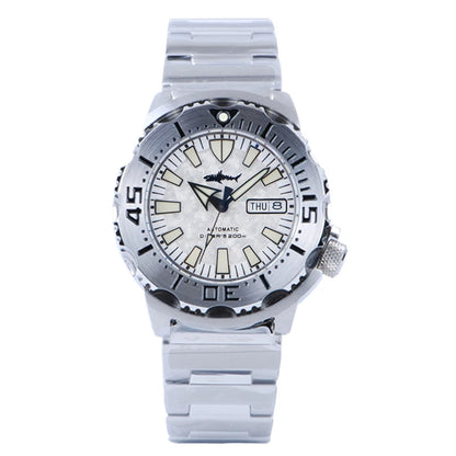 Heimdallr Sharkey Monster V2 Herren-Taucheruhr, 316L-Edelstahl, Japan NH36A-Uhrwerk, 200M wasserdicht, mechanische Herrenuhr
