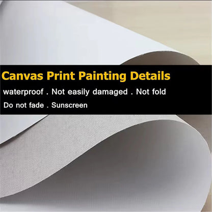 Game G-God of War Painting Calligraphy Canvas Poster Crease-Free Waterproof & Durable Wall Decor for All Spaces