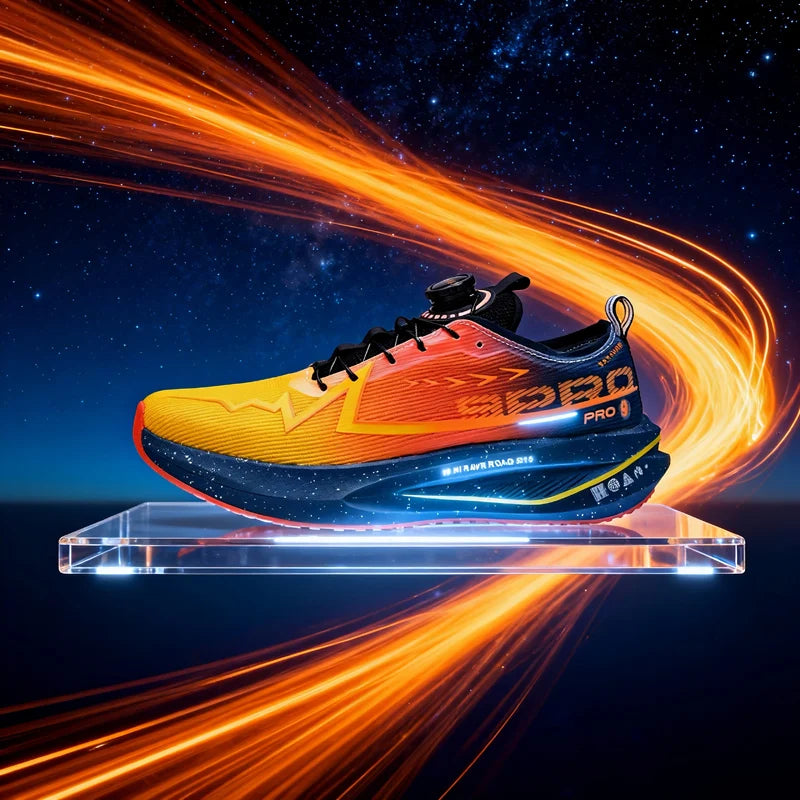 Men Marathon Running Shoes Carbon Board Speciality Sports Breathable Lightweight Women's Comfortable Athletic Nonskid Sneakers