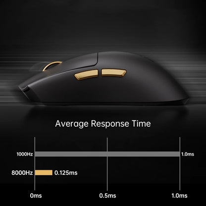 Mouse gaming wireless MCHOSE K7 Ultra PAW3950 con doppio polling rate 8K, leggero, dock di ricarica wireless magnetica, per esport e ufficio