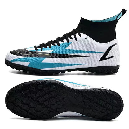 2025 New Long Nail Large Size Football Shoes Teenager Ankle Anti-slip Training Latest Sneakers FG/TF Soccer Shoes