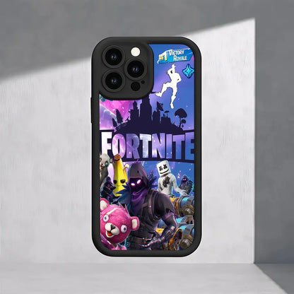 F-Fortnite Gaming-Handyhülle für Samsung S26 S25 S24 S23 S22 S21 S20 F06 M16 Note 20 FE Plus Ultra 4G 5G – weiche Silikon-TPU-Hülle