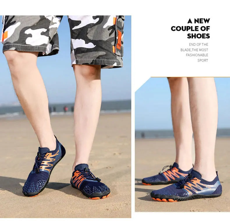 EOCENE męskie i damskie barefoot buty wodne do sportów outdoorowych, szybkoschnące buty na plażę, do pływania, fitnessu, brodzenia, trekkingu i jazdy na rowerze