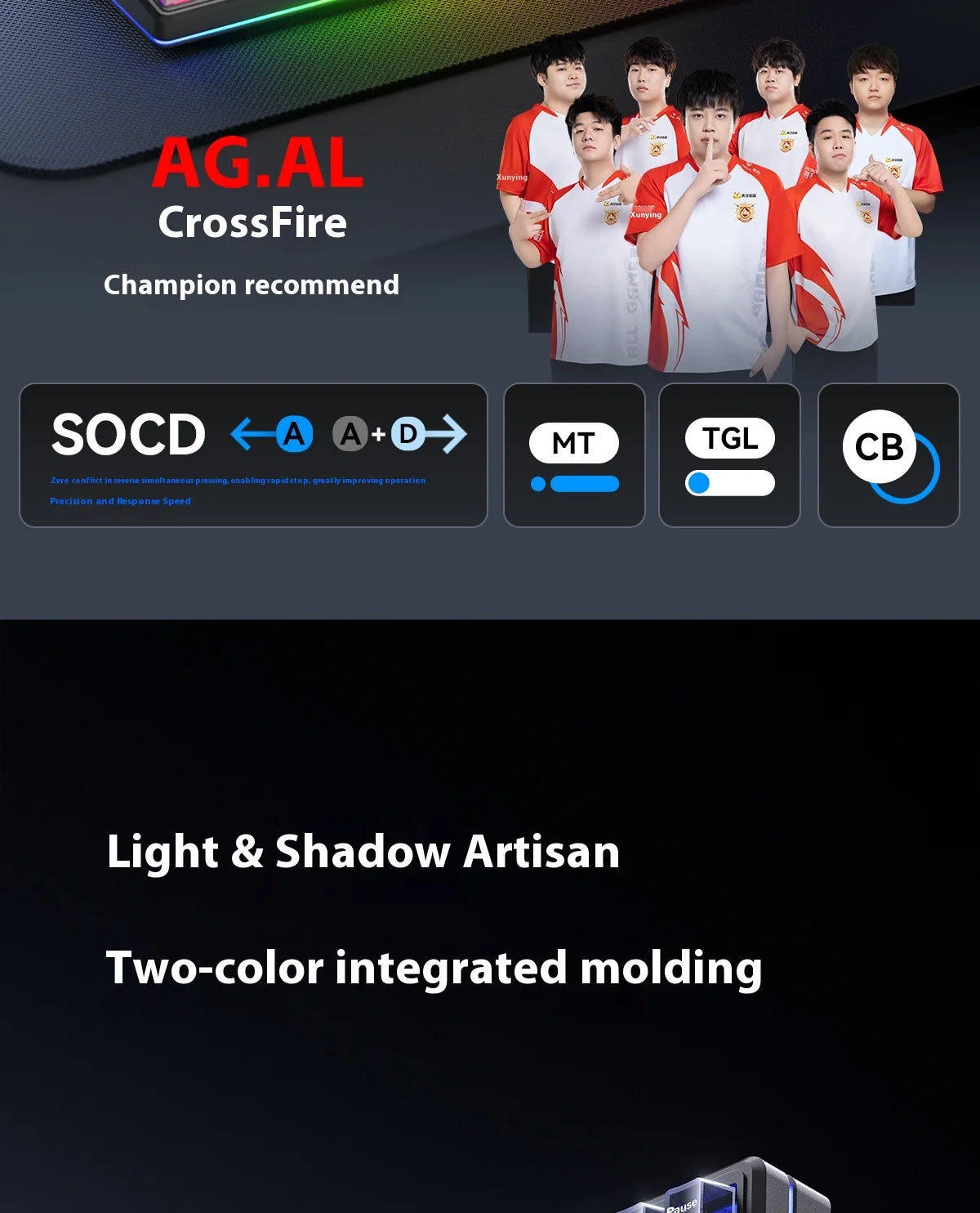 Teclado Mecânico AULA F87 Pro V2, 3 Modos Sem Fios, Bateria de Longa Duração 12000mAh, Hot-Swap, RGB Personalizável, Teclado E-Sports para PC Gaming