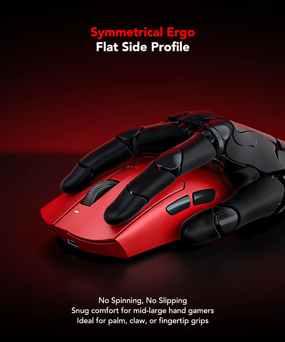 KYSONA Jupiter Series Gaming Mouse Wired Wireless Mice 8Khz PAW3950 Sensor Bluetooth 46g Rechargeable Web Driver For PC Laptop