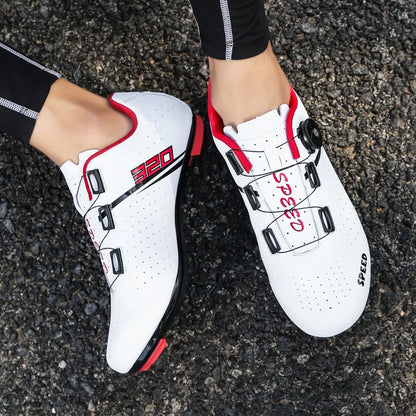 Men's Cycling Shoes Road Cycling Sports Shoes Women's MTB Racing Competition Self-Locking Cycling Shoes SPD Cleats Cycling Shoes