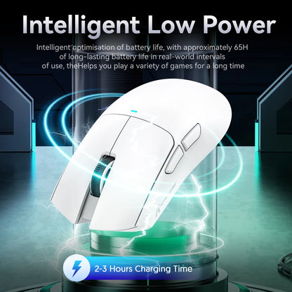 ATTACK SHARK X11SE kabellose Gaming-Maus, Tri-Mode, 63g Superlight mit PAW3311-Sensor, 22000 DPI, 300mAh Akku, Dual Driver