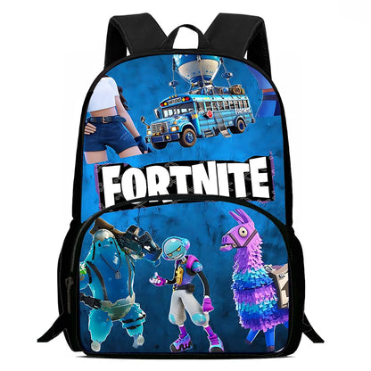 Beliebte FortniteS Gaming-Rucksäcke für Kinder, Jungen und Mädchen – Geburtstagsgeschenk für Schüler, Schulrucksack mit großem Fassungsvermögen, robuster Camping-Rucksack