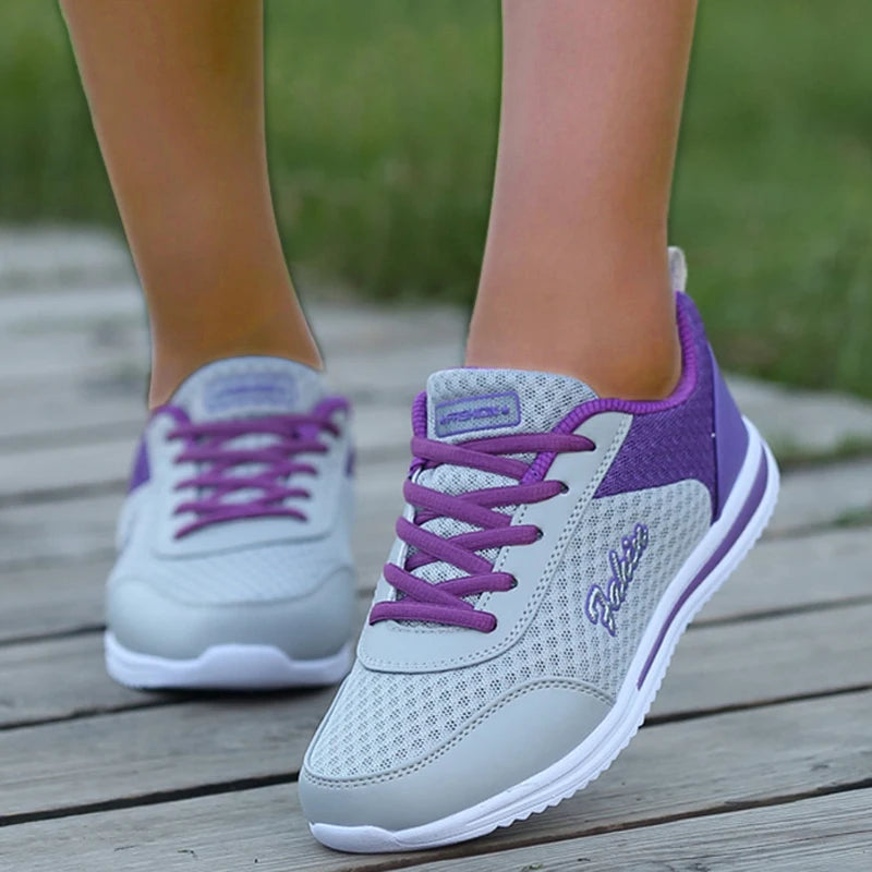 Women’s Sneakers 2025 New Fashion Flat Women’s Shoes Vulcanized Casual Sneakers Women Lace-Up Women’s Sneakers Tenis Feminino