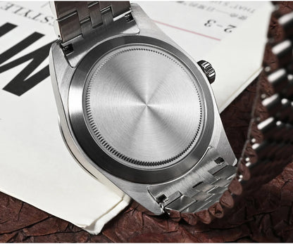 San Martin 38mm Men's Sport Watch Fashion Luxury Explore Climbing Automatic Mechanical Sapphire Waterproof 5 Links Bracelet BGW-9