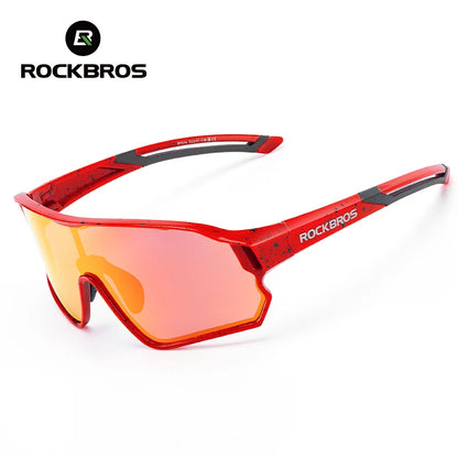 ROCKBROS Kids Polarized Photochromic Cycling Glasses UV400 Protection Outdoor Sports Sunglasses Child MTB Bicycle Eyewear