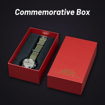 Reloj mecánico para hombre Seagull 1963 International Edition, reloj de piloto ST1901, cronógrafo retro de pulsera, aviación de la Fuerza Aérea, nuevo
