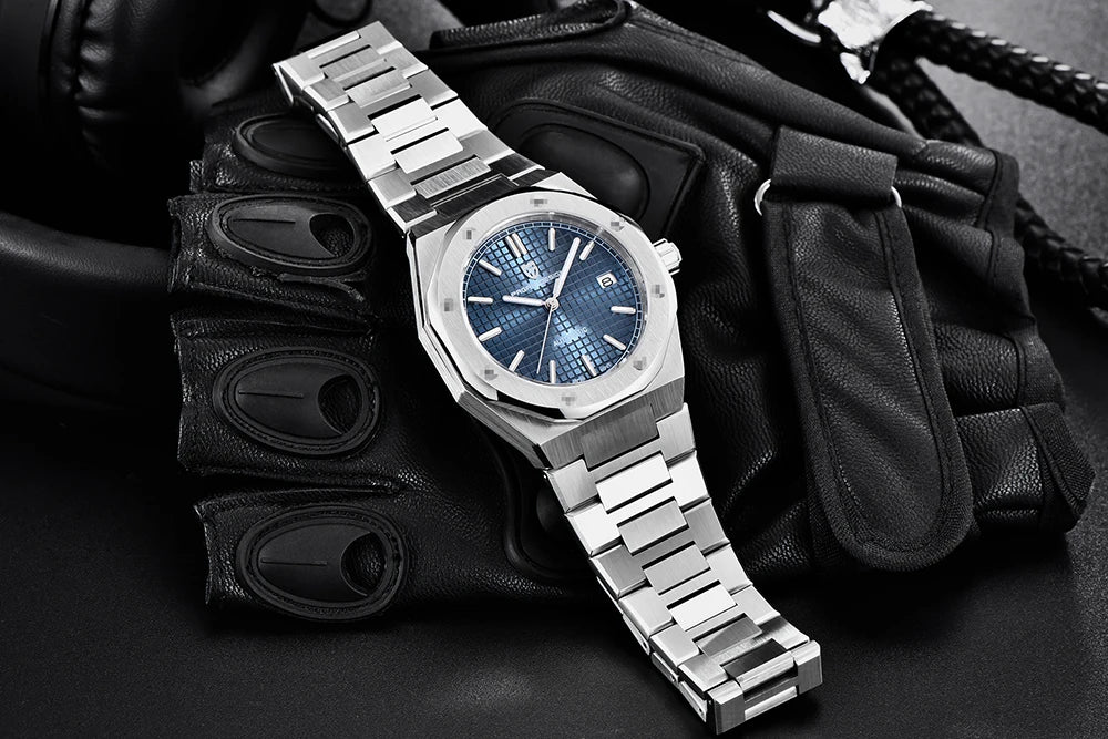 PAGANI DESIGN MIYOTA 8215 Men Automatic Mechanical Watches 40MM Sapphire Stainless Steel Waterproof Luminous Wrist Watch