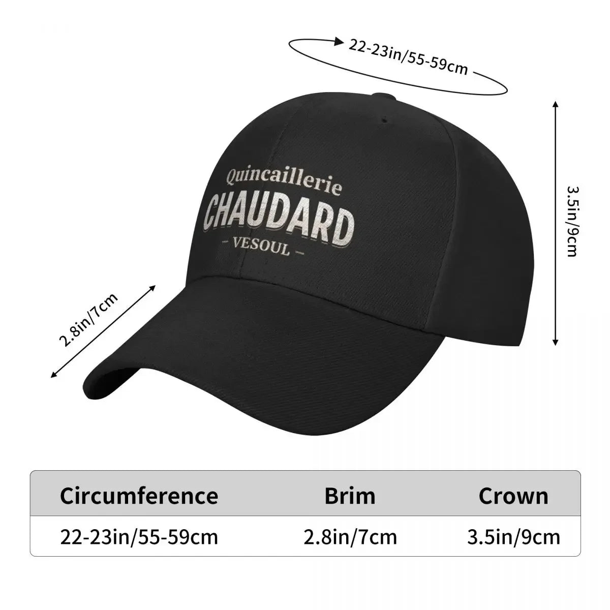 Chaudard Hardware The 7th Company cult film Men Baseball Cap fun hats Hat Luxury Brand Bobble Hat Golf Women Men's