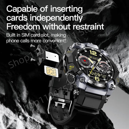 Q668 Smartwatch Android 10.0 Smart Watches With 1.95 inch Amoled Larger Screen insert 4g/5g Sim Card GPS WIFI IP68 Waterproof