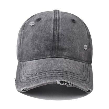 Distressed Baseball Cap Dad Hats for Men Women Vintage Washed Cotton soft crown Hat Adjustable Low Profile Unisex Style Headwear