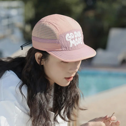 Summer Lightweight Quick Drying Running Caps Breathable Baseball Hat Outdoor Sports Hiking Caps Women Fashion Casual Hip-hop Hat