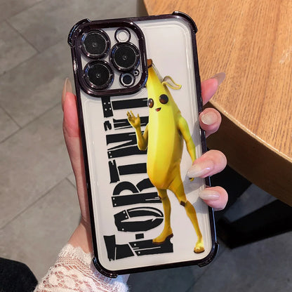 Anime Fortnite Game Plating Phone Case For Xiaomi Redmi A7 15 A3 15C 14C K50 A1 Note 15 14 13 12 12s Pro Plus 4G 5G Anti Fall