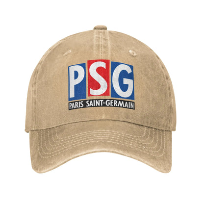 PSG Logo Casual Baseball Cap For Couple Women Summer  Hunting Camping Hip Hop Hats Fashion Breathable Baseball Caps