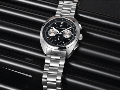 Pagani Design 2026 Fashion Men's Quartz Watch Top Brand Luxury Sapphire VK63 Men's Chronograph All-Steel Diving Relógios Masculino