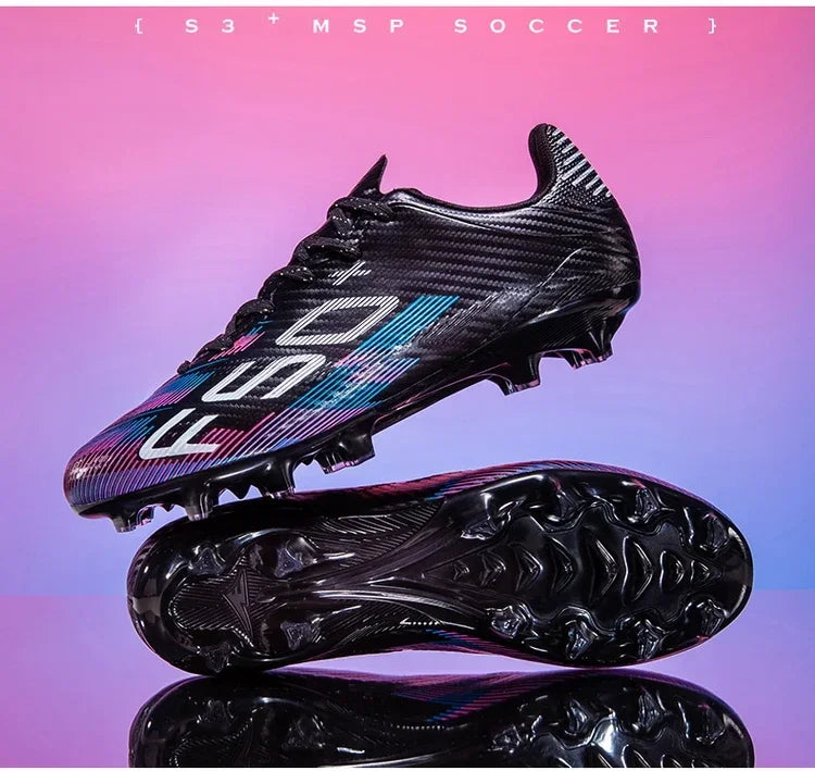 Nouvelles chaussures de football pour hommes, chaussures d'entraînement, baskets professionnelles, chaussures de match sur gazon, chaussures de football antidérapantes pour l'extérieur, chaussures de sport ultralégères,