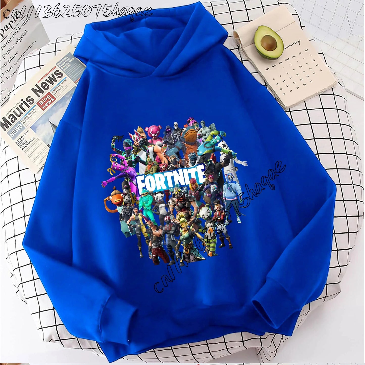 Fortnite Kids Hooded Coats Anime Fortnite Sweatshirts Game Spring Autumn Hoodies Sportswear Children Clothes Gift