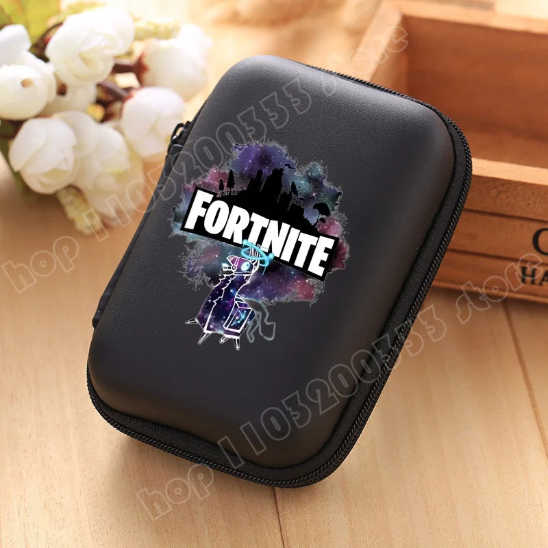 Nova Bolsa de Arrumação Fortnite Multifuncional para Cabos de Dados, Carregadores e Auriculares, Bolsa Protetora de Viagem, Presente de Aniversário para Crianças
