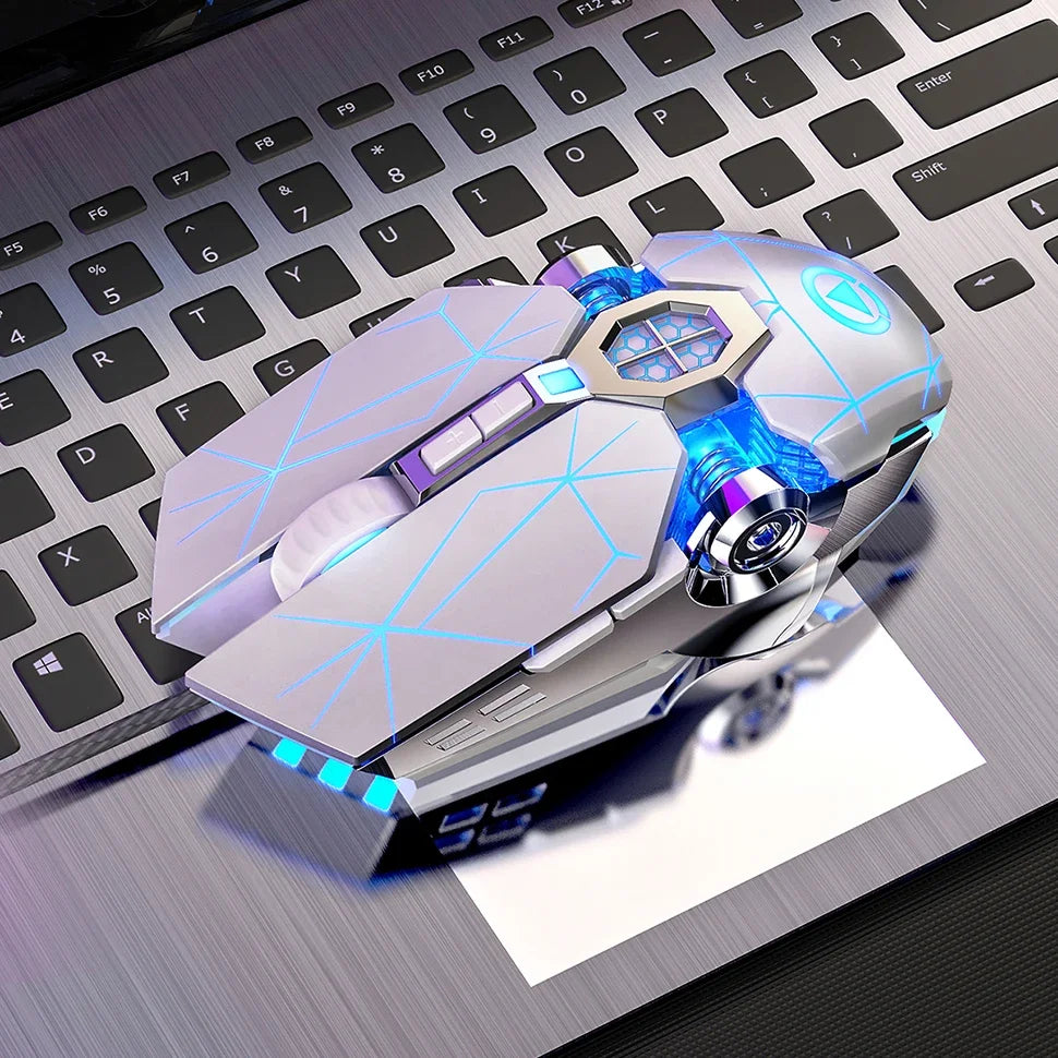 Nuovo mouse da gaming professionale 3200dpi, 7 pulsanti, retroilluminato, per computer, supporto definizione macro, meccanico, cablato e silenzioso