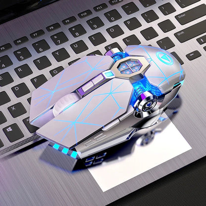 Nuovo mouse da gaming professionale 3200dpi, 7 pulsanti, retroilluminato, per computer, supporto definizione macro, meccanico, cablato e silenzioso