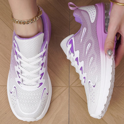 Sneaker Women Walking Shoes Women's Fashion Air Cushion Mesh Breathable Tennis Sport Shoes