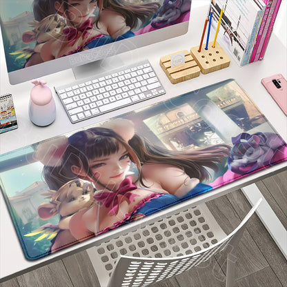 Produit gaming premium Fraquane, produits de luxe, nouvelle génération, équipement gamer Large XXL DIY Cool Overwatch Mouse Pad Keyboard Table Gaming Accessories Non-Slip Rubber Edge locking spped Laptop Rug desk Mat