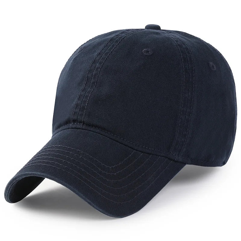 Big Head Plus Size Baseball Cap 100% Cotton Fits Men Women Adjustable Dad Hat Oversize 58-60cm 61-65cm