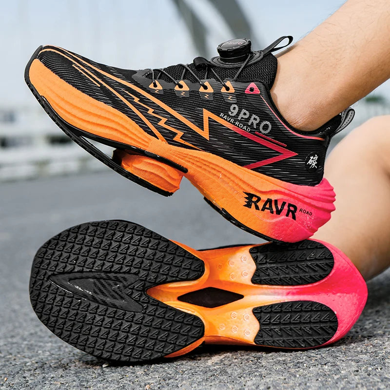 Baskets décontractées respirantes pour hommes, chaussures de course de luxe, mocassins à la mode, chaussures de course pour hommes