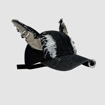 2025  Hip Hop Baseball Cap - Trendy Graffiti Jeans Style Cowboy Hat for Women/Men, Party & Team Unisex Fashion Accessory