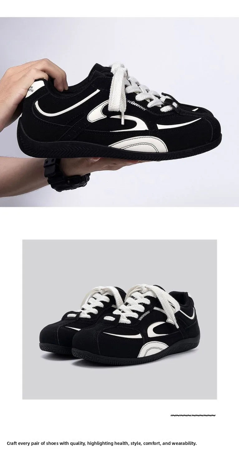 Men's Lightweight Comfortable Soft Bottom Casual Versatile Deqin Shoes Breathable Anti-slip Wear-resistant Flat Heel Sports S...
