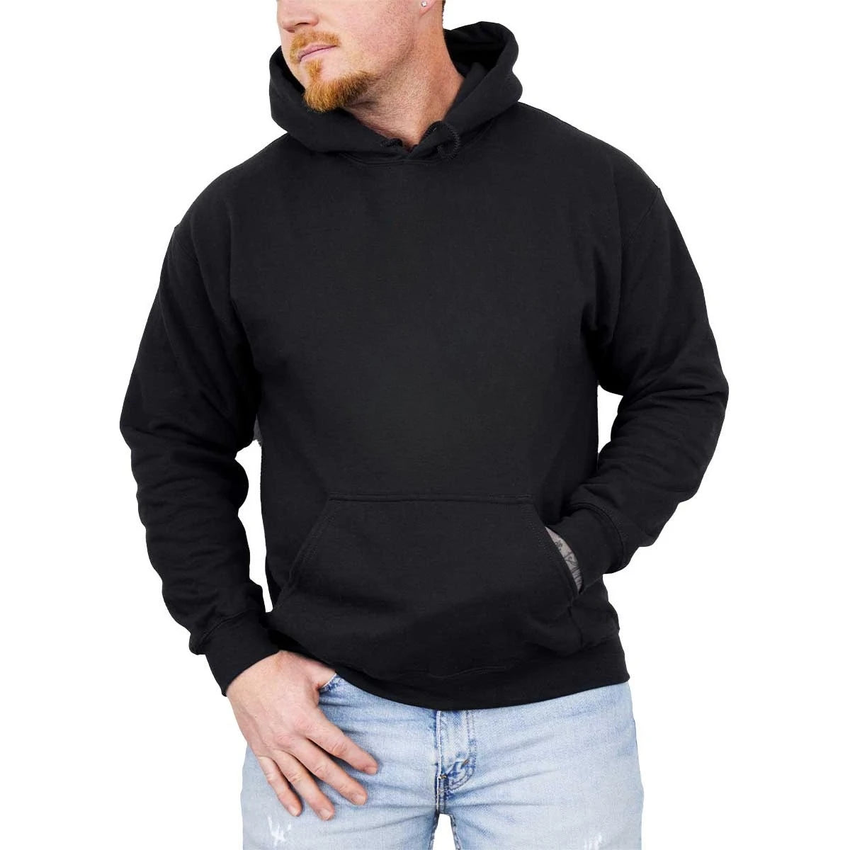 Conjunto de sweatshirt com capuz preta Dragon Ball Z Frieza Forma Dourada, estampado nas costas com efeito de energia roxa, sweatshirt de algodão com design de logótipo M
