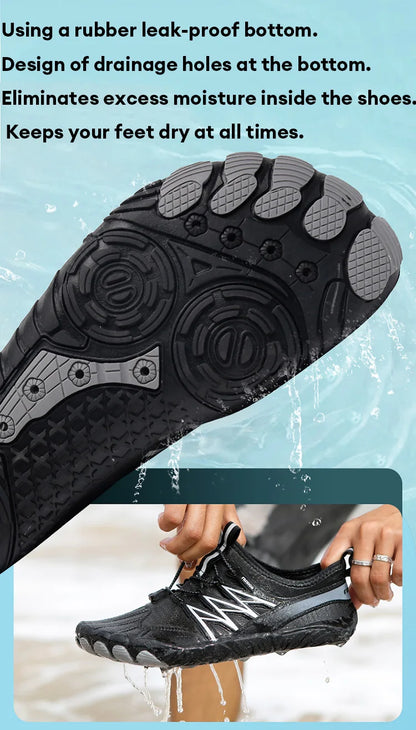 Outdoor Lightweight Men's Training Running Barefoot Shoes, Quick-Dry Swimming Water Shoes, Sport Gym Fitness Jogging Sneakers