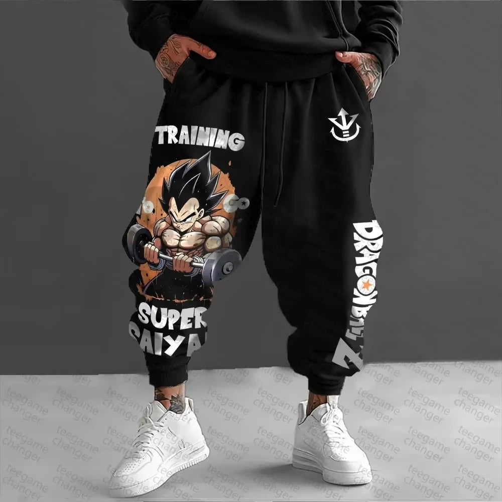 Pantaloni da uomo Dragon Ball Sportswear Broly primavera, autunno e inverno, anime giapponese, jogger Y2K Harajuku in cotone