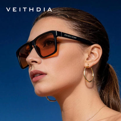 VEITHDIA Polarized UV400 Sunglasses Fashion Photochromic Gradient Mirror Lens Sports Driving Eyeglasses for Men And Women X7919