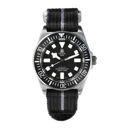 Relógio Mecânico Tactical Frog FXD V4, Movimento Automático NH35, Titânio, para Homem, 200m à Prova de Água, Safira, Luminoso, 42mm