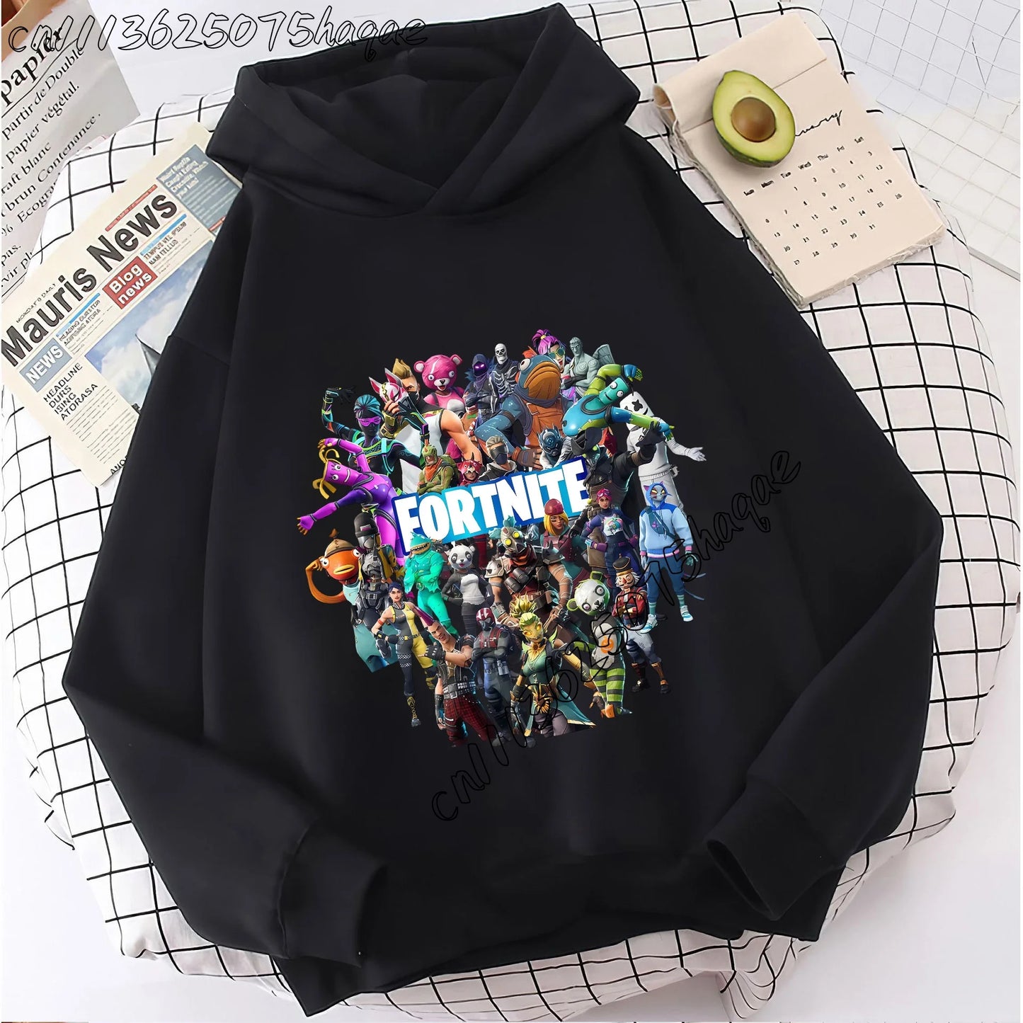 Fortnite Kids Hooded Coats Anime Fortnite Sweatshirts Game Spring Autumn Hoodies Sportswear Children Clothes Gift