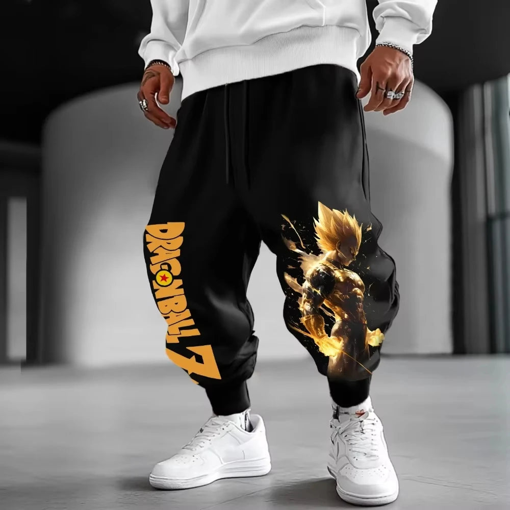 Pantaloni da uomo Dragon Ball Sportswear Broly primavera, autunno e inverno, anime giapponese, jogger Y2K Harajuku in cotone