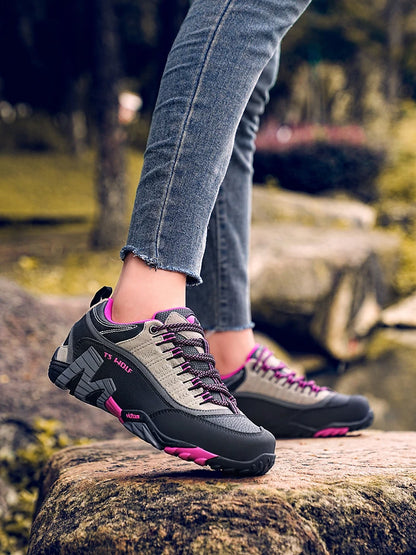 Zapatillas de trekking para hombre Outdoor Lover, impermeables, botas de montaña de cuero genuino, calzado táctico para caza en bosque