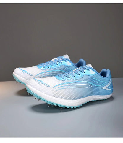 High Quality Men Women Track and Field Shoes Youth Anti-Slip Sneakers Outdoor Professional Jumping Running Shoes Student Trainers